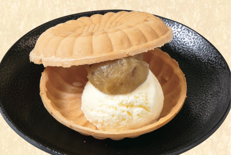 和栗あん娘のアイス最中